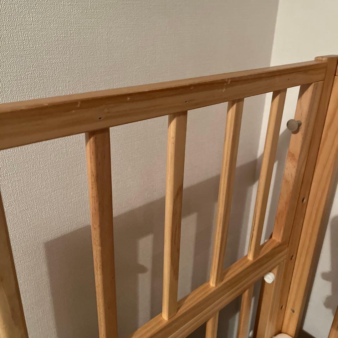 トールWオープンベビーベッド レギュラーサイズ　ベビーベッド 大和屋