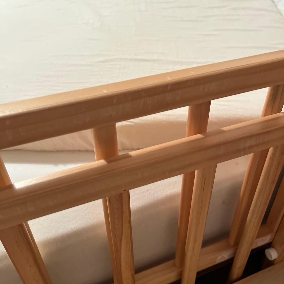 トールWオープンベビーベッド レギュラーサイズ　ベビーベッド 大和屋