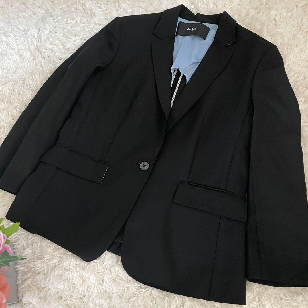 美品　ポールスミス　濃紺　スカートスーツ（シングルボタン）　XL