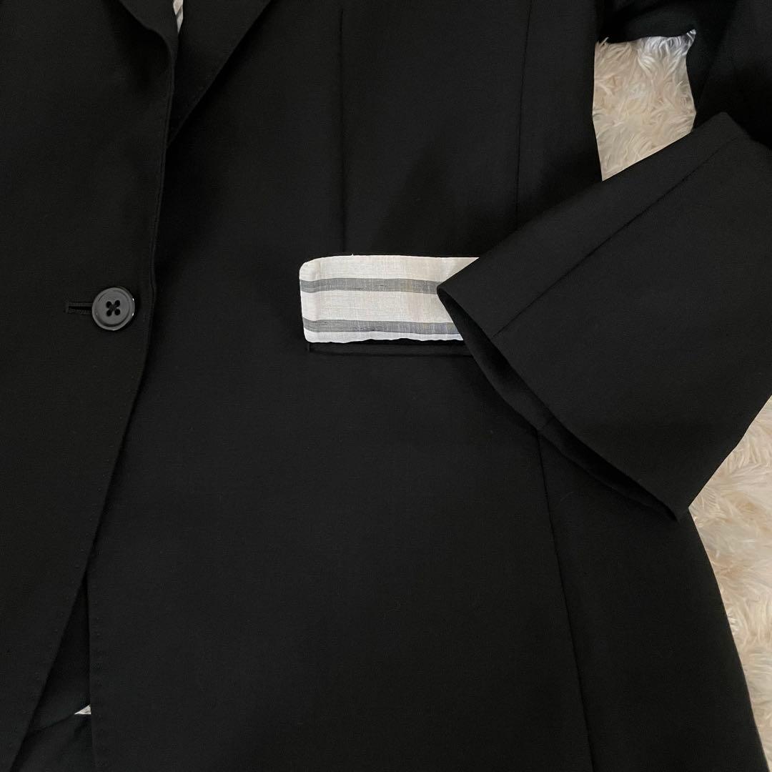 美品　ポールスミス　濃紺　スカートスーツ（シングルボタン）　XL