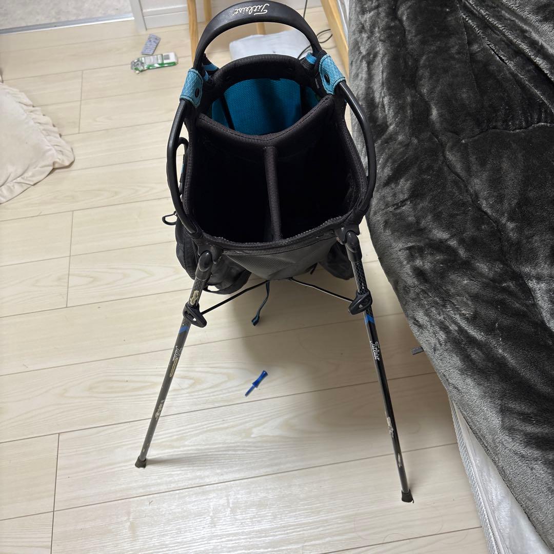 Titleist キャディバッグ 青と黒