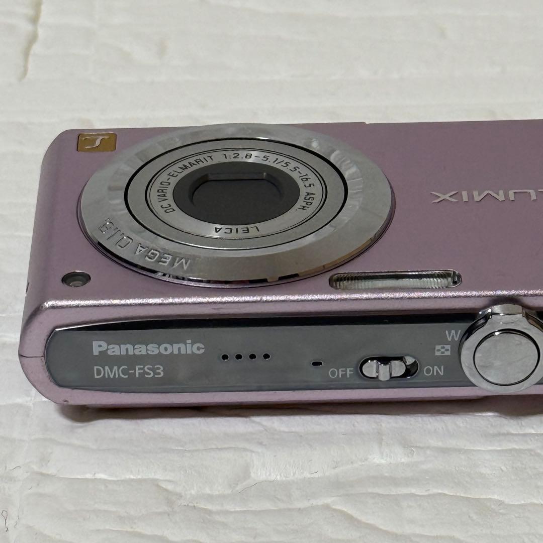 Panasonic LUMIX DMC-FS3 ピンク コンデジ 本体 充電器付