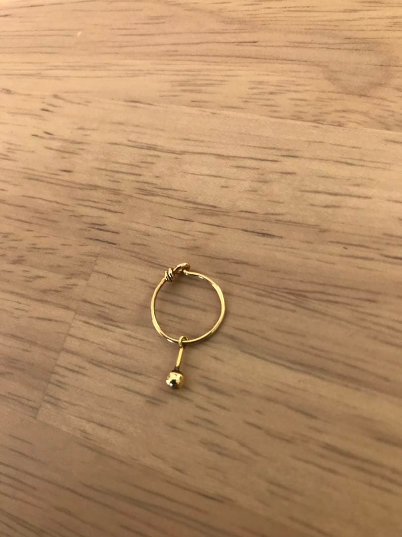 アルティーダウード K10 スタッドスウィングミニフープ シングルピアス