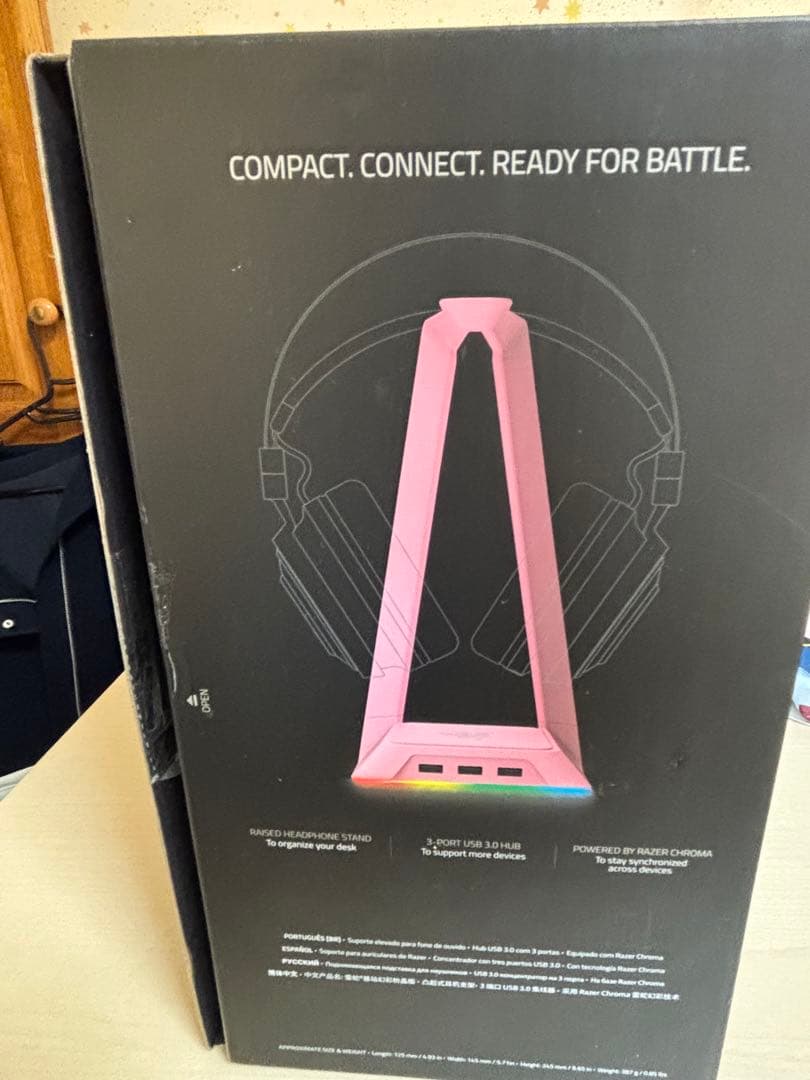 Razer Kraken BT 猫耳ゲーミングヘッドセット＆スタンド