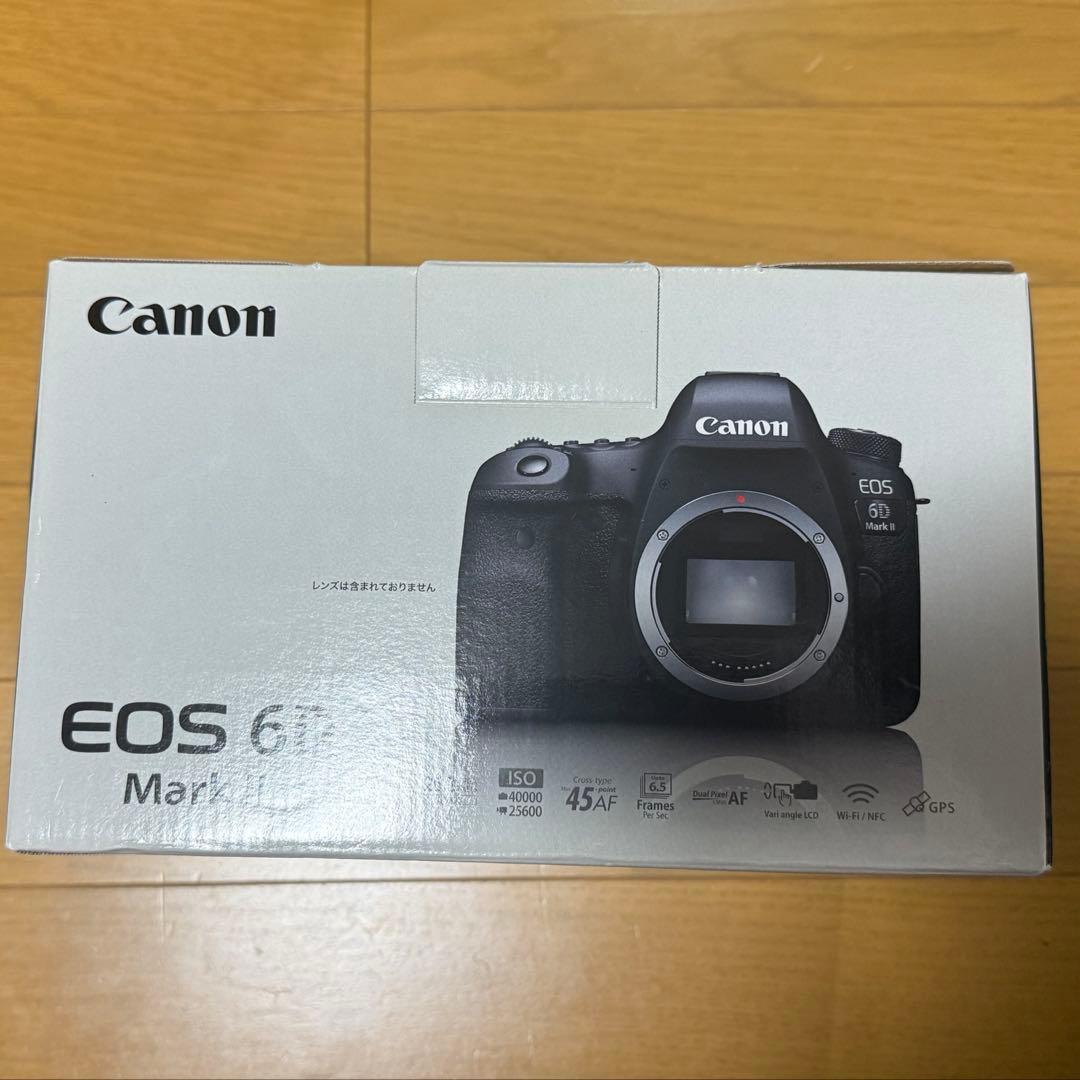 Canon EOS 6Dmark2 フルサイズカメラボディ 箱付きフルセット