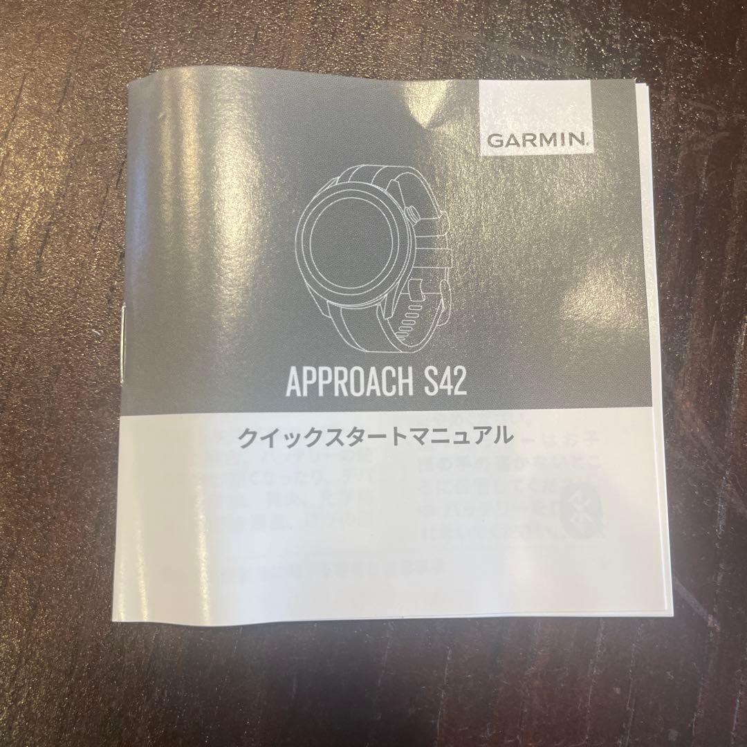 GARMIN APPROACH S42 GPSゴルフウォッチ 　【JUNK扱い】