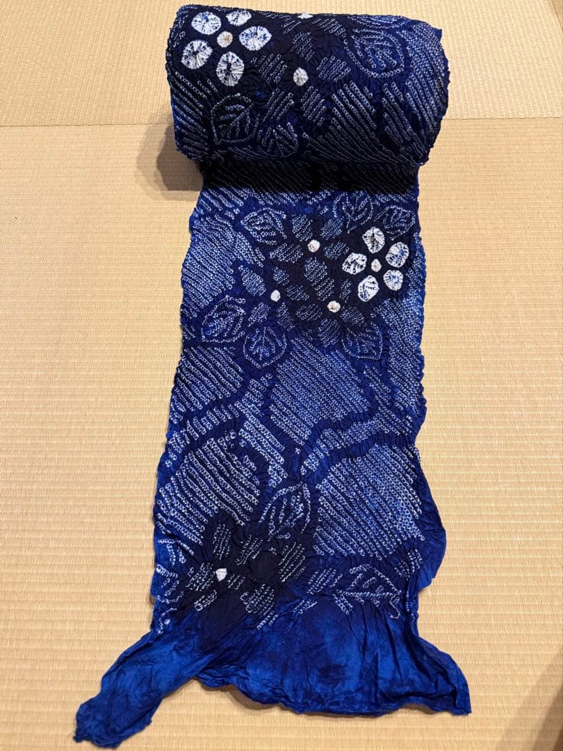 高級絞り浴衣反物