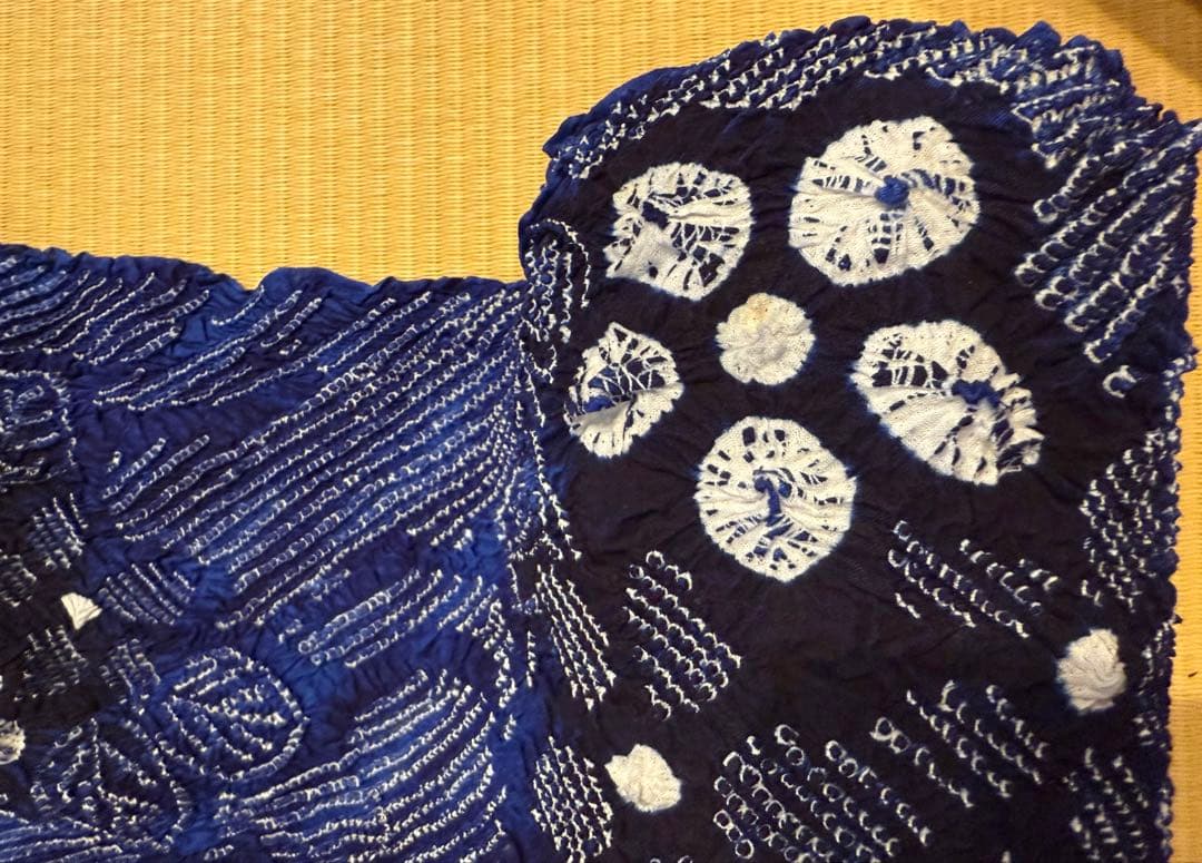 高級絞り浴衣反物