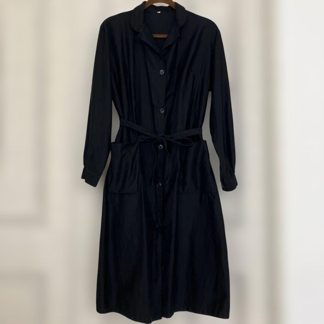 フランスヴィンテージ　ライトモールスキン　ワークドレス