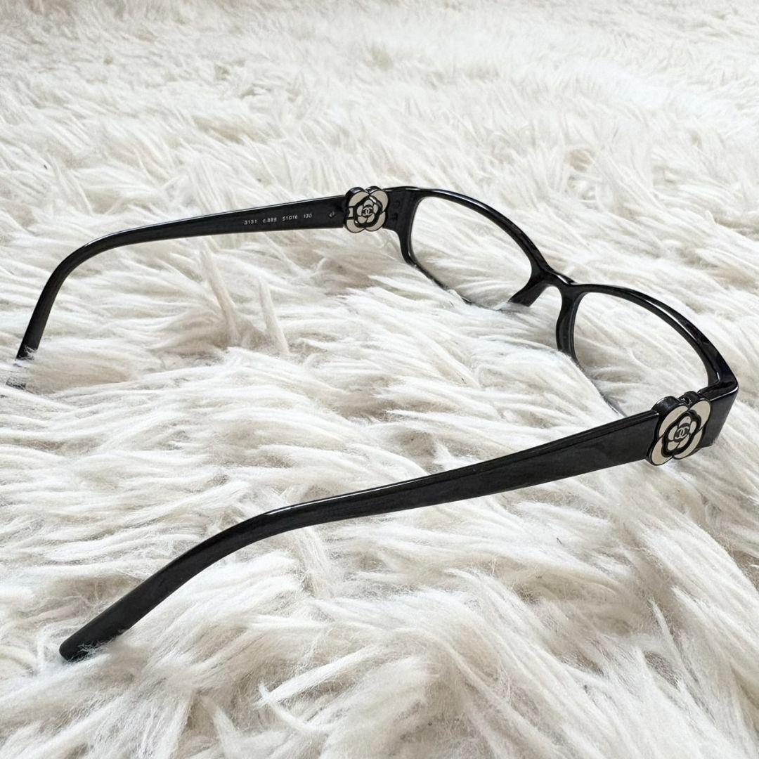美品 シャネル メガネ 3131 ココマーク カメリア　ケース付き