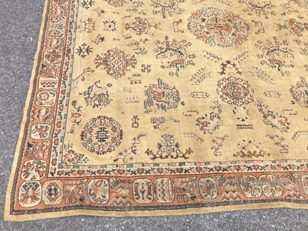 フジライトカーペット 希少 ヴィンテージ 大型 255cm ペルシャ絨毯？ ラグ