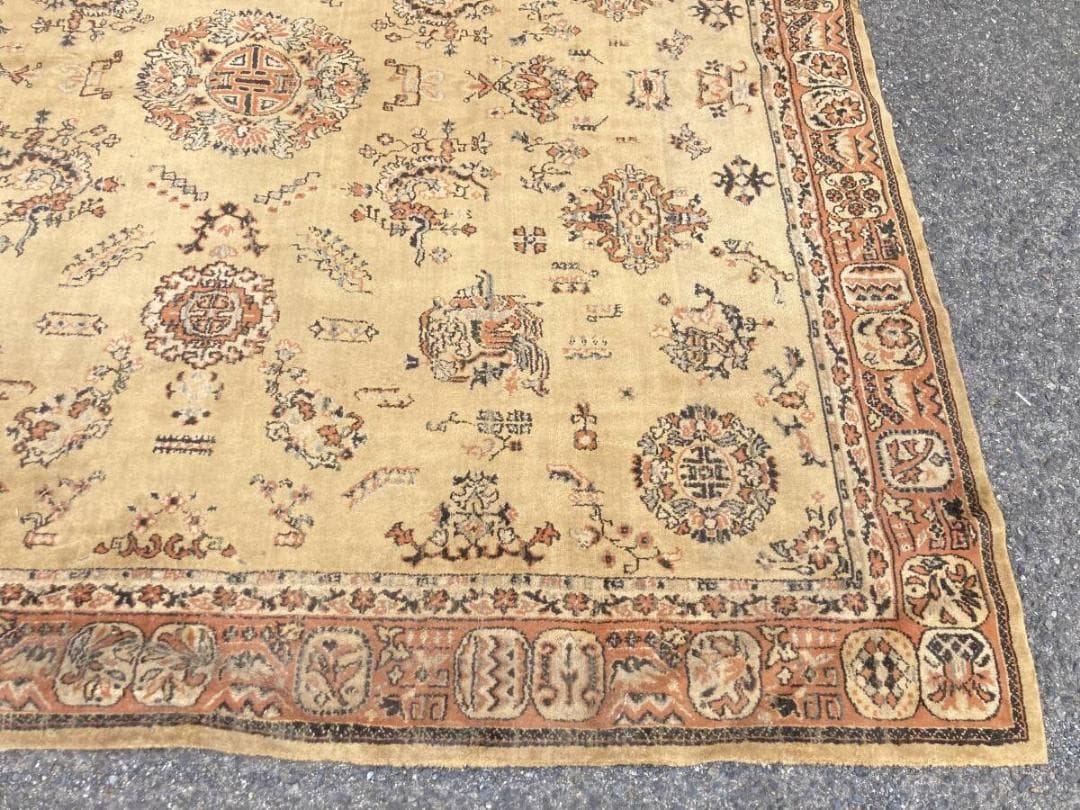 フジライトカーペット 希少 ヴィンテージ 大型 255cm ペルシャ絨毯？ ラグ