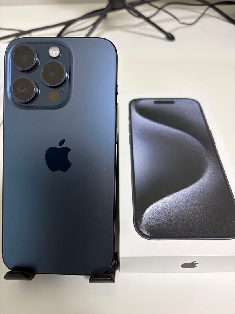 iPhone 15 Pro 128GB ブルーチタニウムSIMフリー　ジャンク品