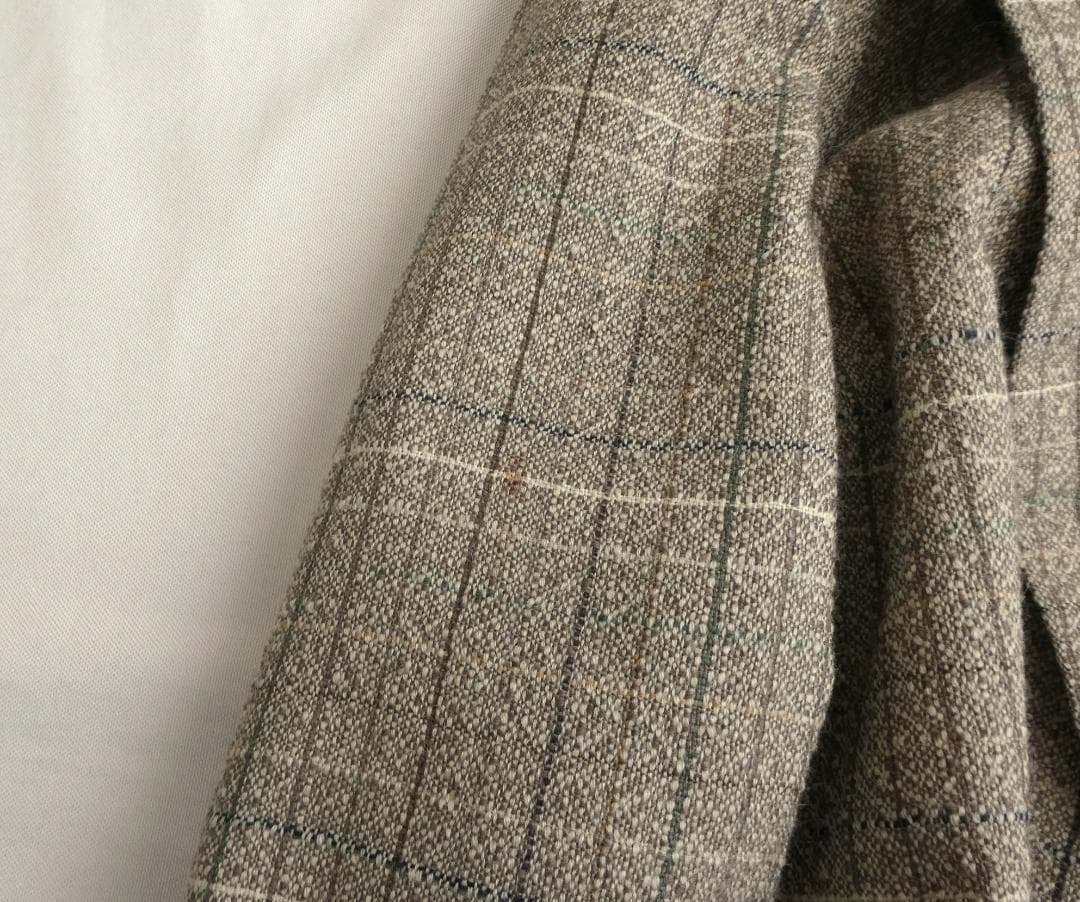 Christian Dior　金ボタン チェック ダブルテーラードジャケット