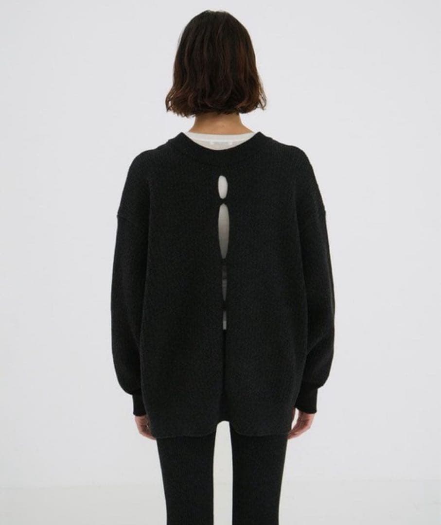 【CLANE】W FACE COLOR MIX HOLE SLEEVE C/D