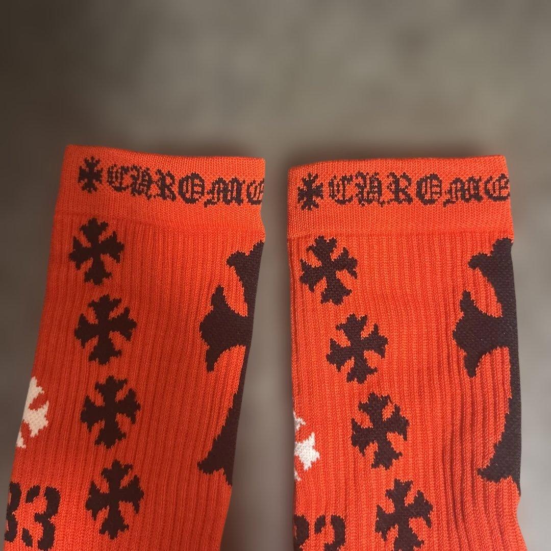 クロムハーツ　赤色ソックス