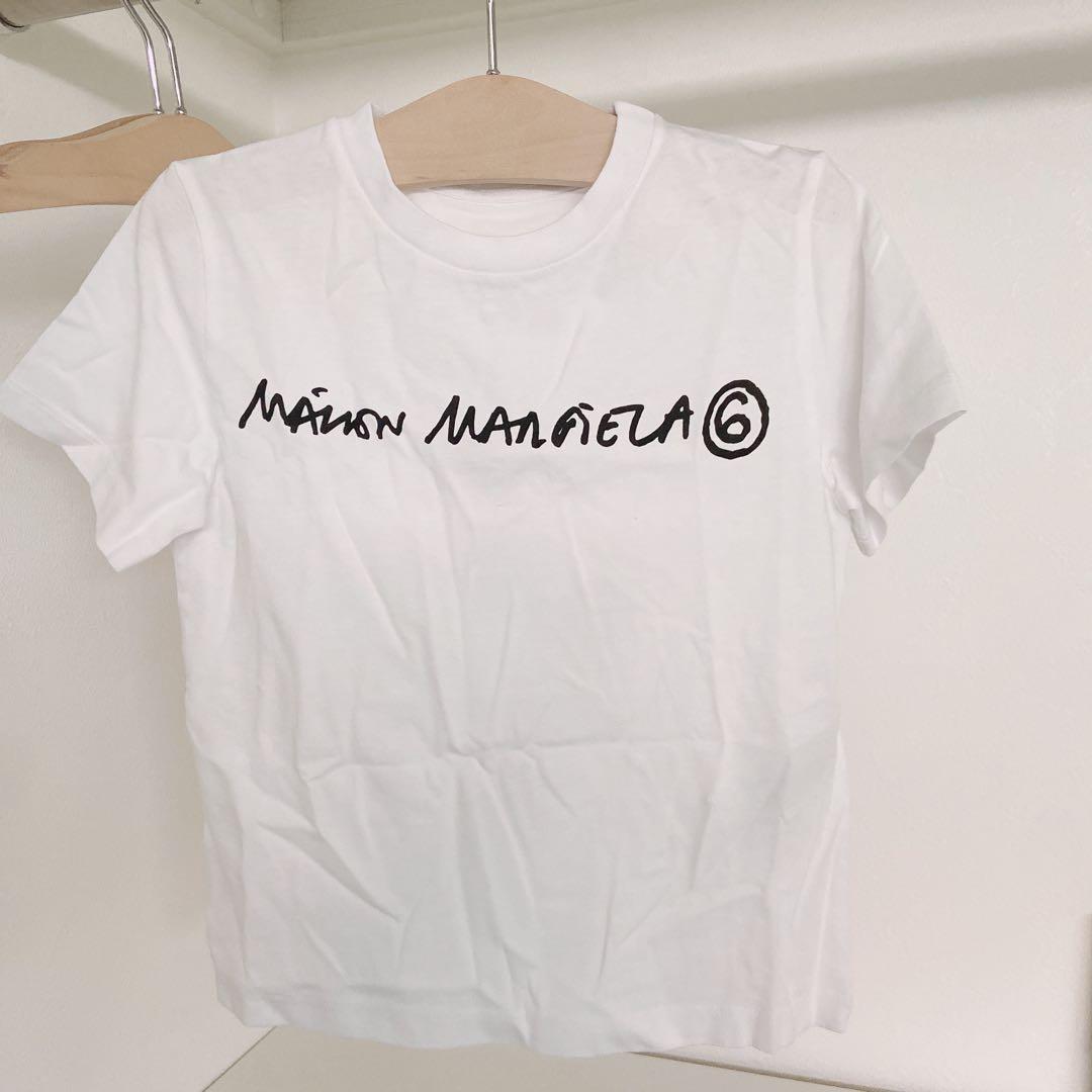 mm6 マルジェラTシャツ サイズ4 ホワイト キッズ