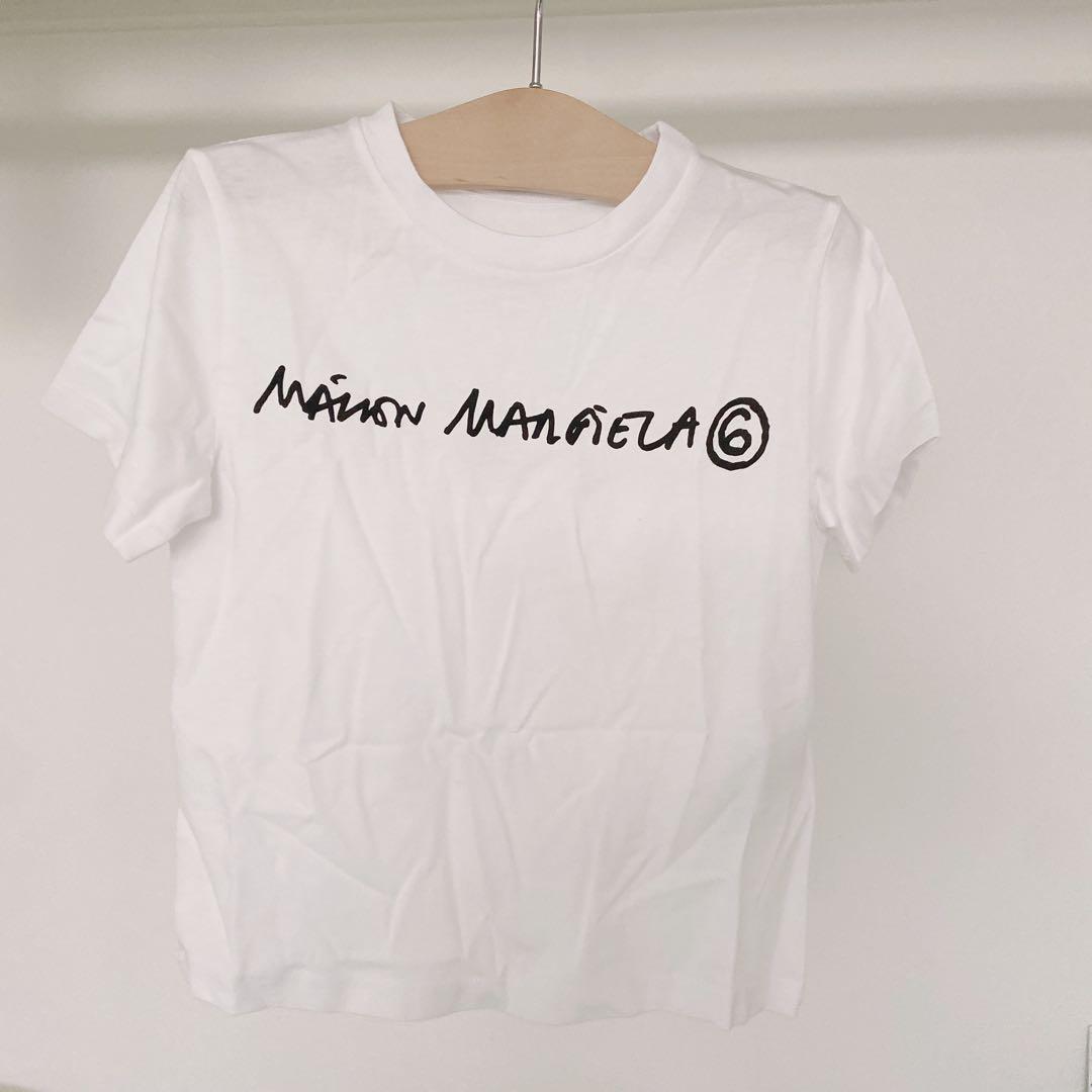 mm6 マルジェラTシャツ サイズ4 ホワイト キッズ
