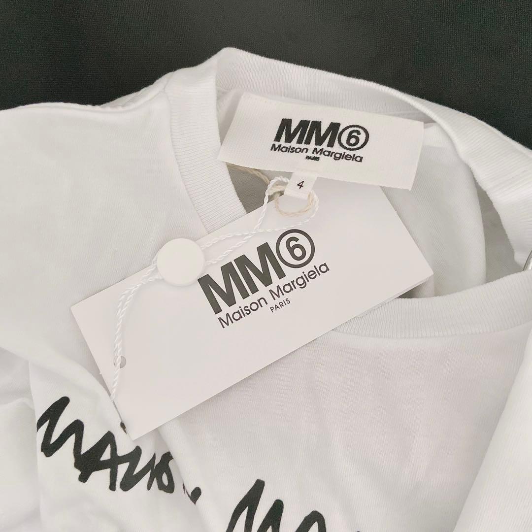mm6 マルジェラTシャツ サイズ4 ホワイト キッズ