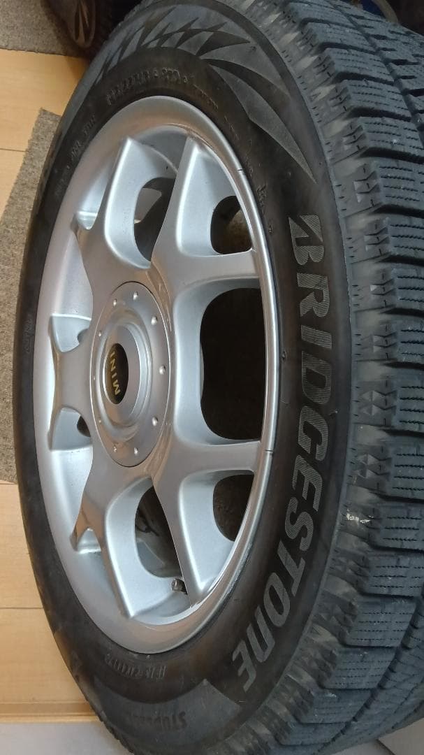 195/55R16ブリヂストンブリザックVRV2＋MINI純正ホイール④本