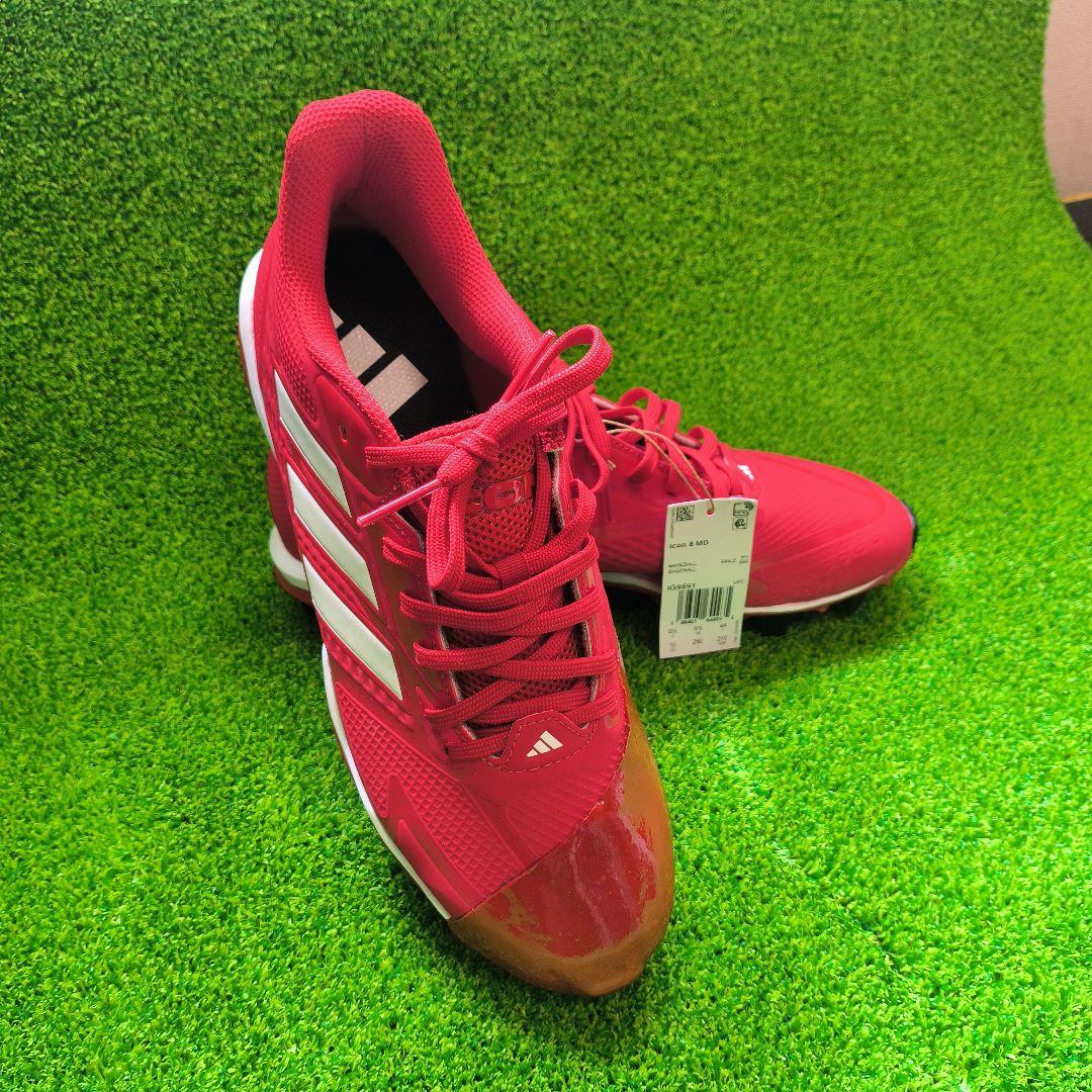 adidas 野球スパイク28cmレッド