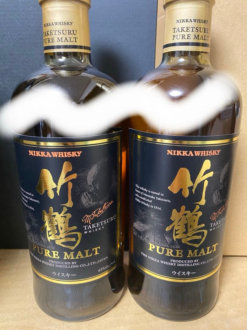 【希少‼️】ニッカ　竹鶴 ピュアモルト　旧ラベル