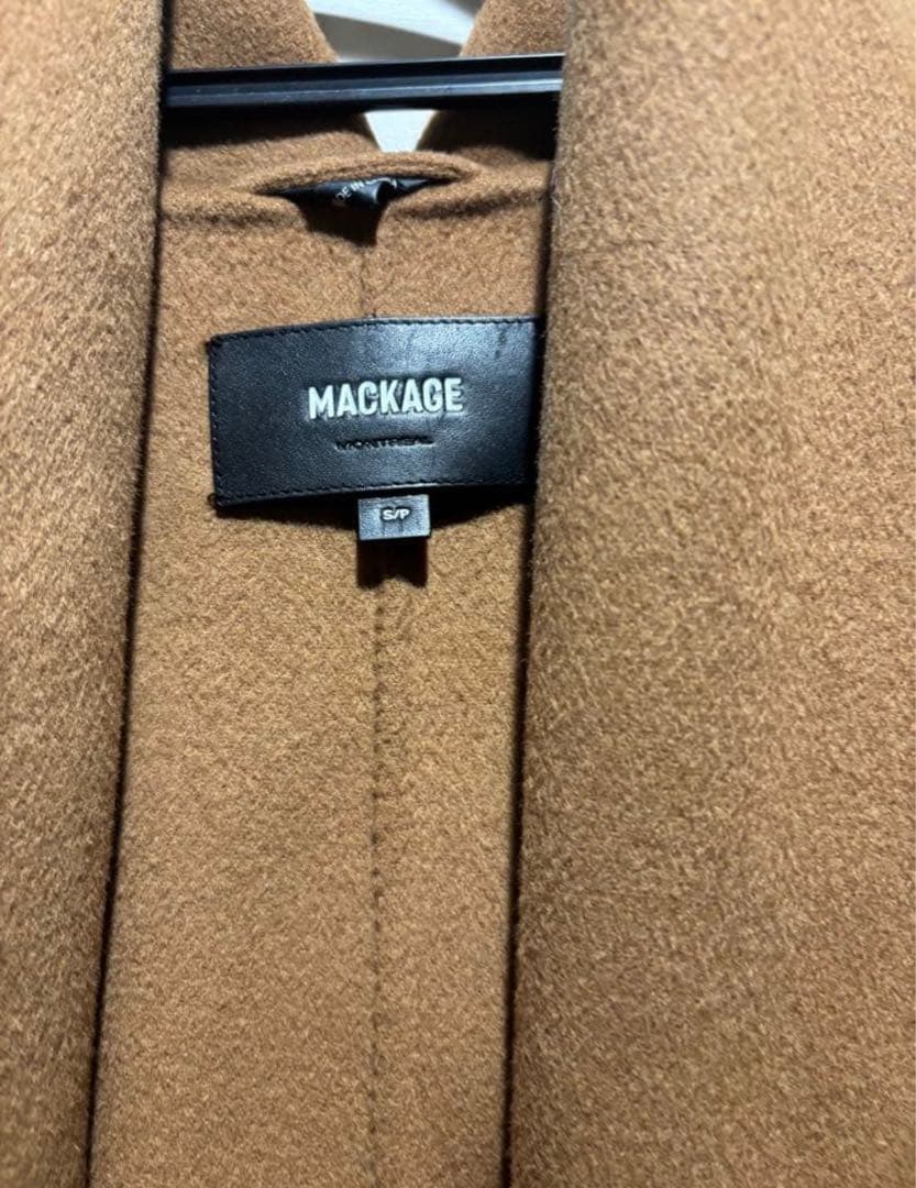 最終価格です⭐︎MACKAGE キャメル　メルトンコート