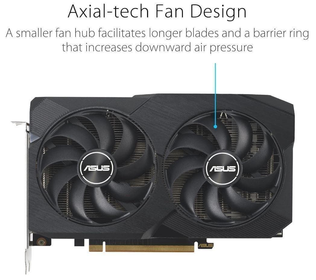 グラフィックボード・グラボ・ビデオカード ASUS Radeon DUAL RX7600 OC 8GB DDR6