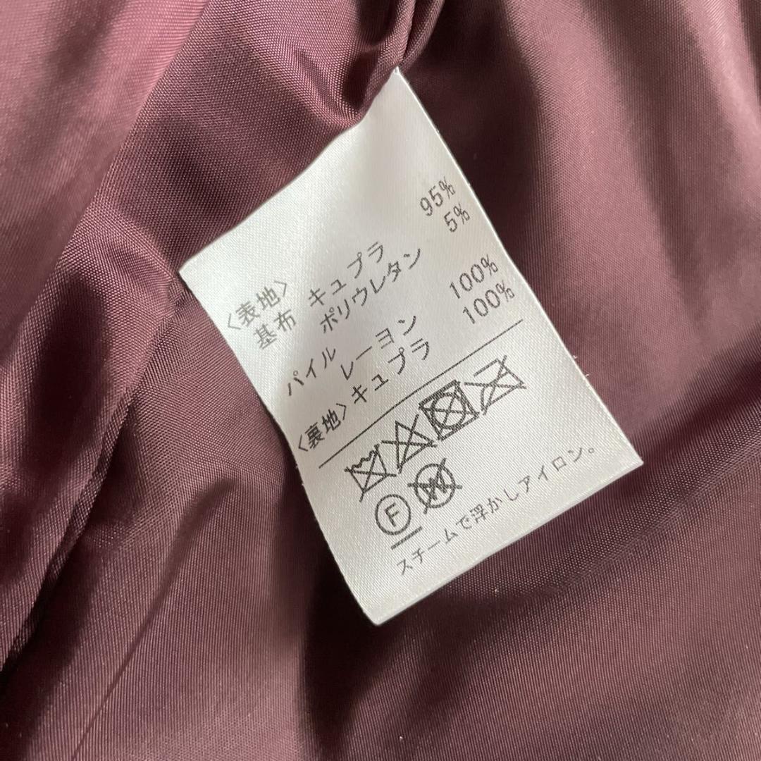 【近年モデル】【美品】Leilian レリアン ベロア テーラード ジャケット