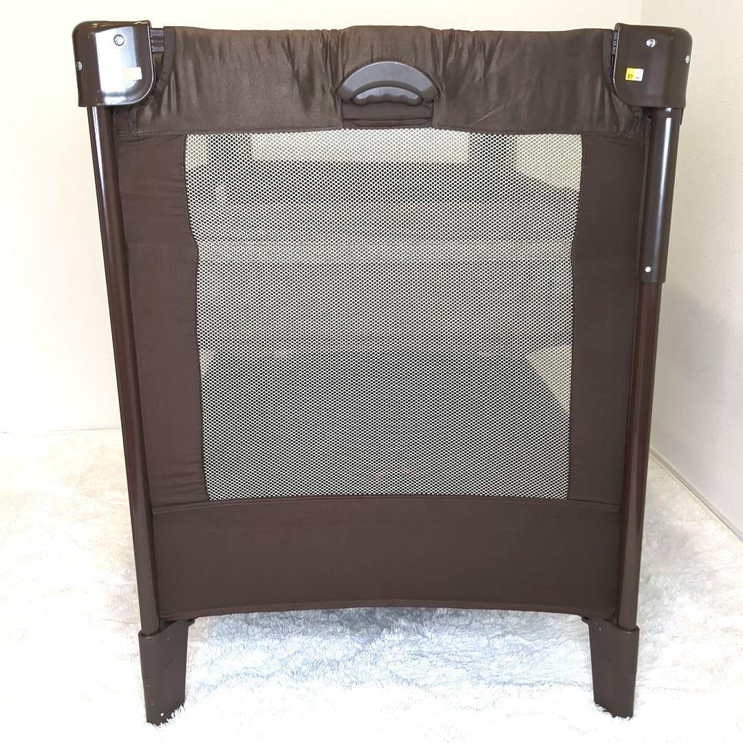 【美品】Aprica ココネルエアープラス ベビーベッド チョコレートブラウン