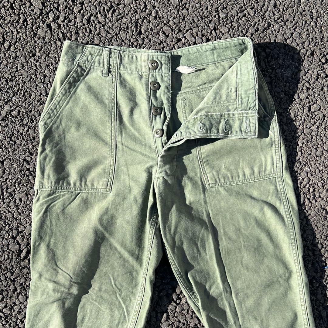 【60's】military ミリタリーベイカーパンツ　og107 32×31