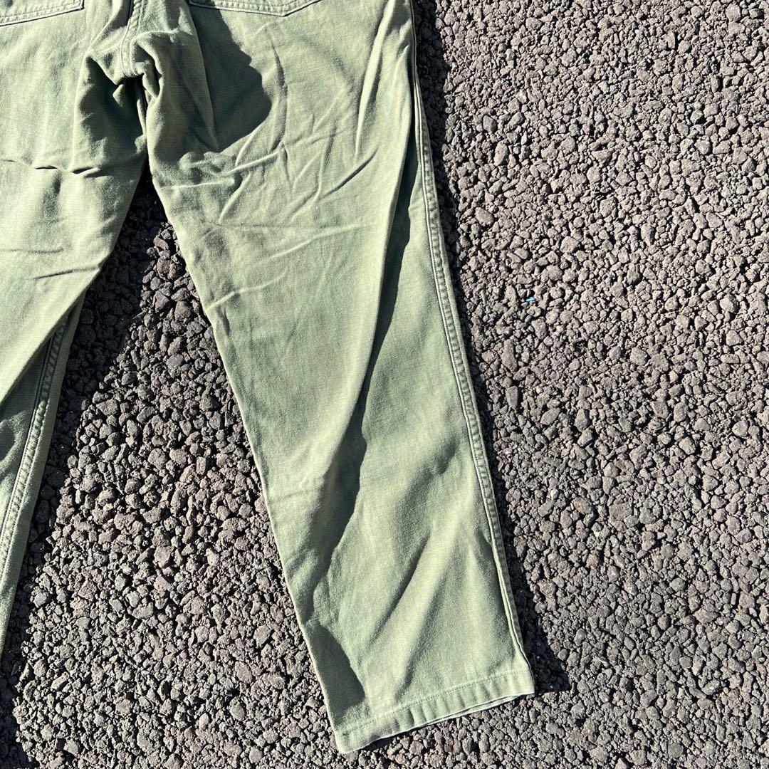 【60's】military ミリタリーベイカーパンツ　og107 32×31