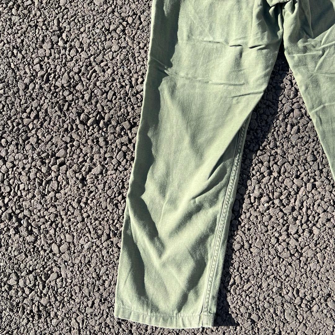 【60's】military ミリタリーベイカーパンツ　og107 32×31