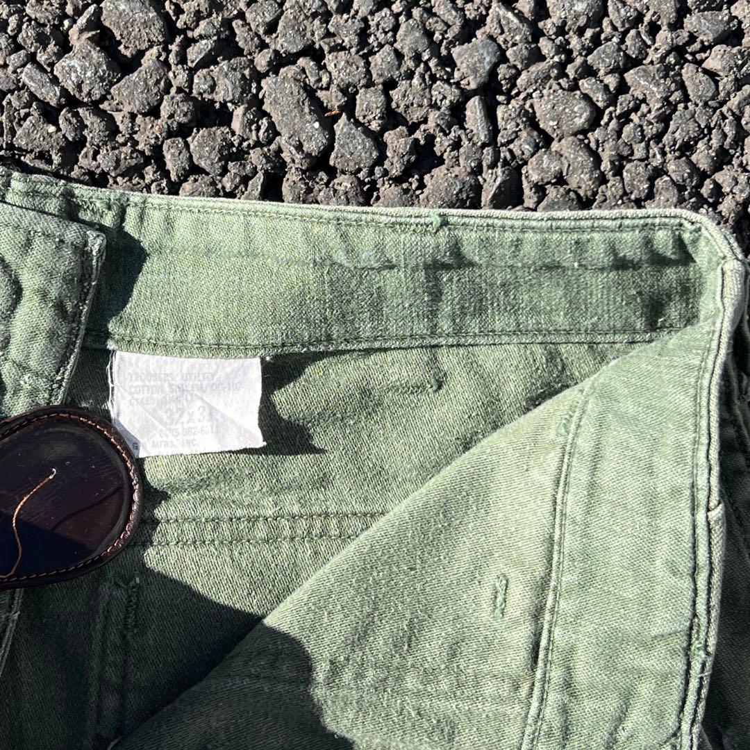 【60's】military ミリタリーベイカーパンツ　og107 32×31