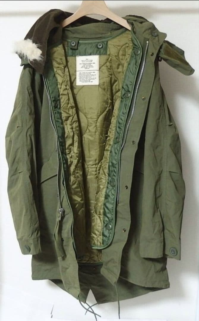 ワイパー 米軍 M-65 フィッシュテール　フルセット S フード ライナー付き