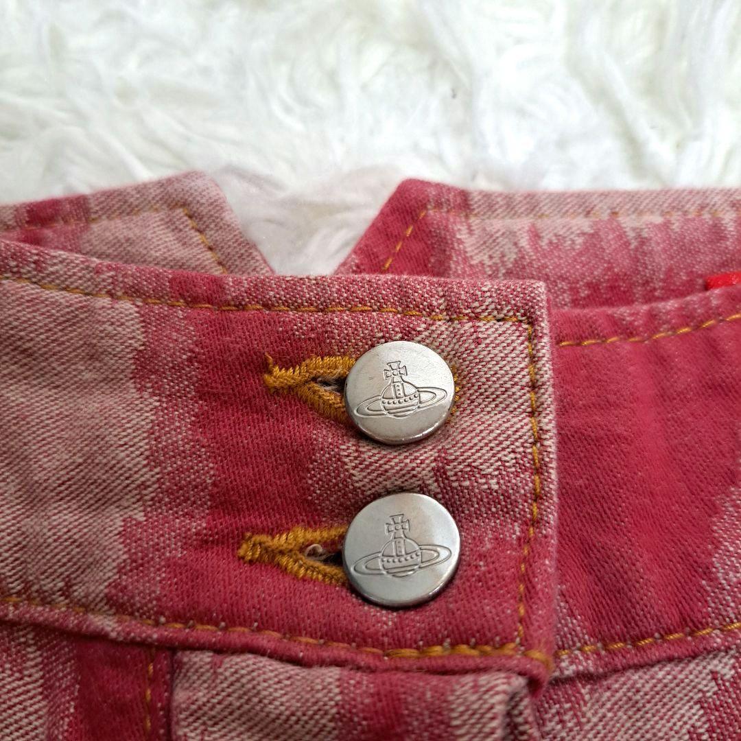 【Vivienne Westwood】レオパード柄　ピンクレッドショートパンツ