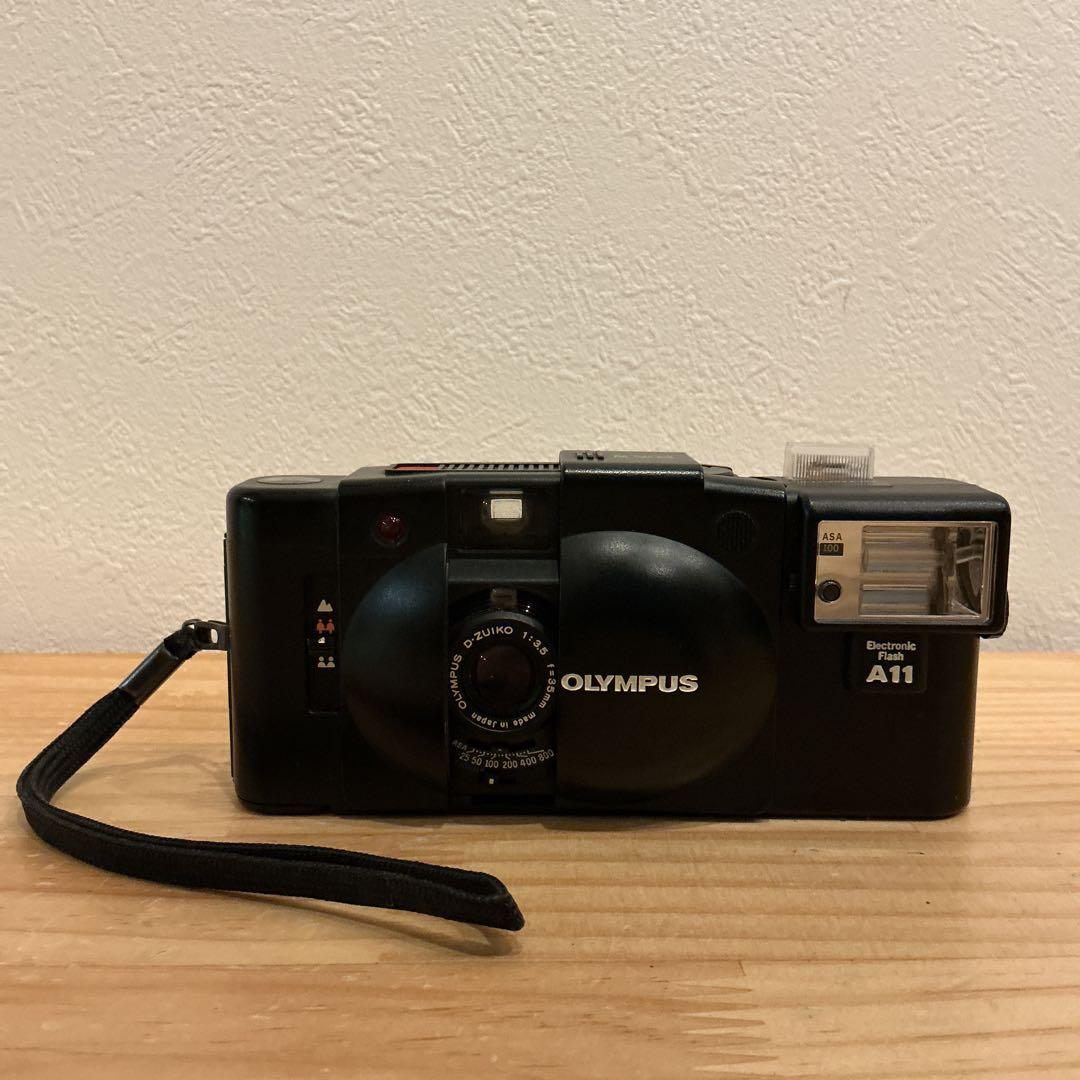Olympus XA2＋ A11 フラッシュ付 コンパクトカメラ【動作確認済】