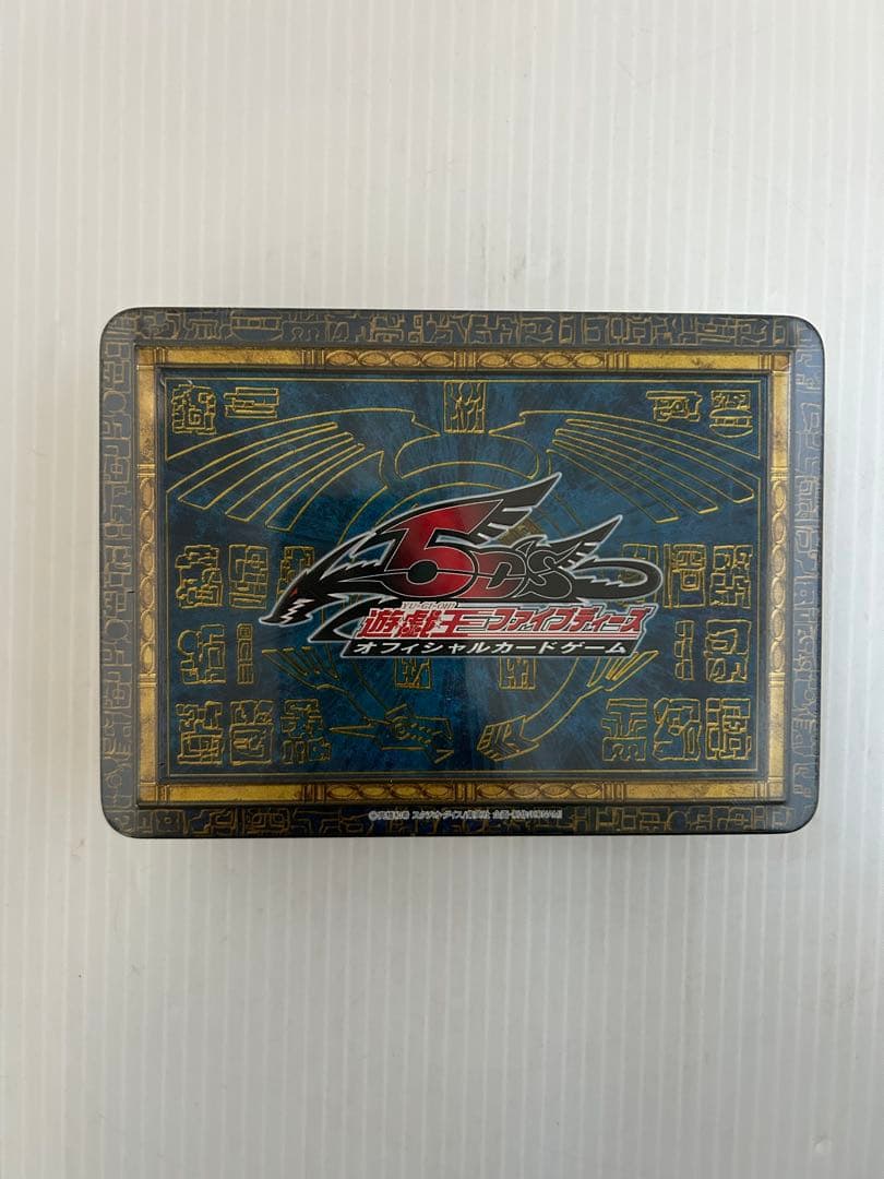 2)遊戯王 コレクターズティン 2009 缶 シュリンク付き未開封