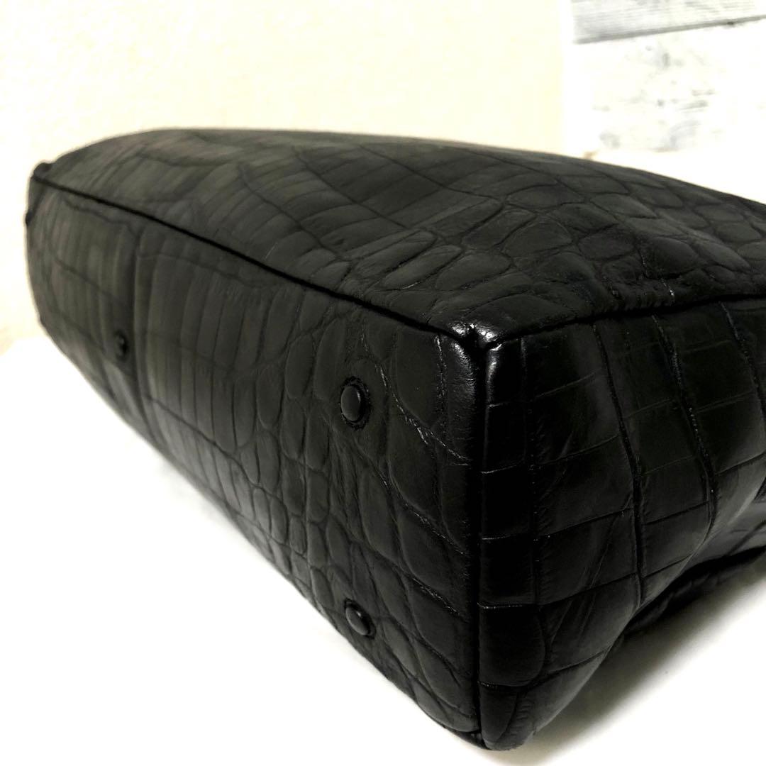 超美品✨ ダニエル&ボブ ノエミ トゥモローランド別注 クロコ 大容量 ブラック