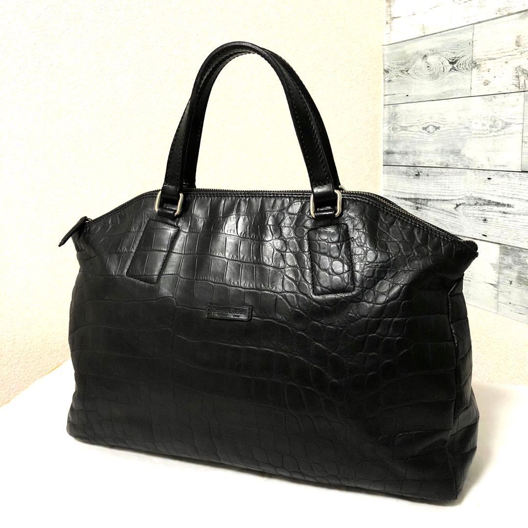 超美品✨ ダニエル&ボブ ノエミ トゥモローランド別注 クロコ 大容量 ブラック