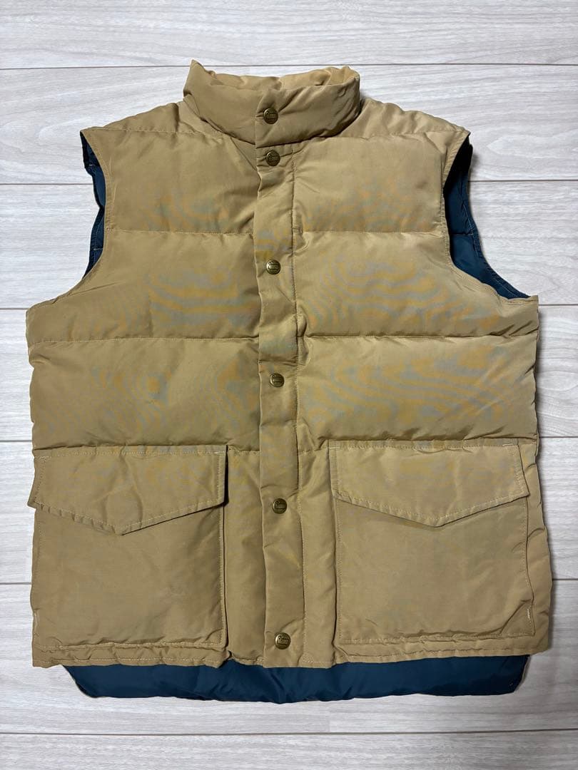 ウールリッチ　ダウンベスト ベージュ 80年代　ヴィンテージ　USA製