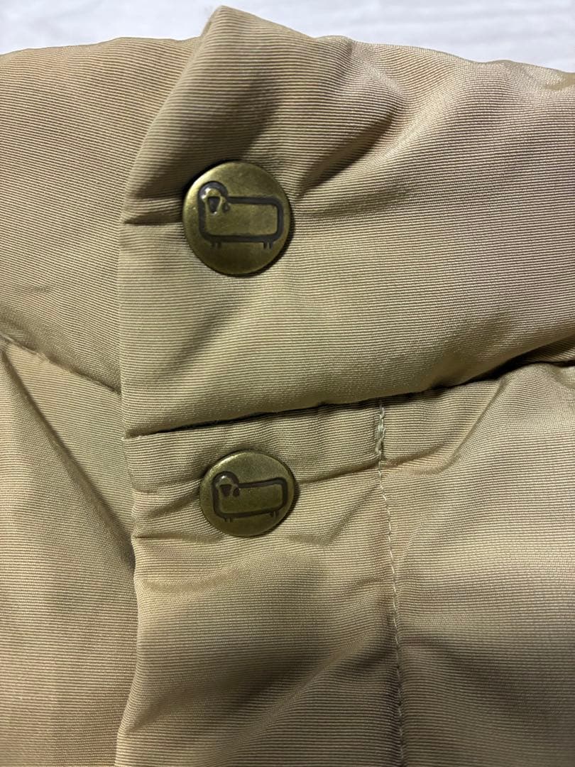 ウールリッチ　ダウンベスト ベージュ 80年代　ヴィンテージ　USA製