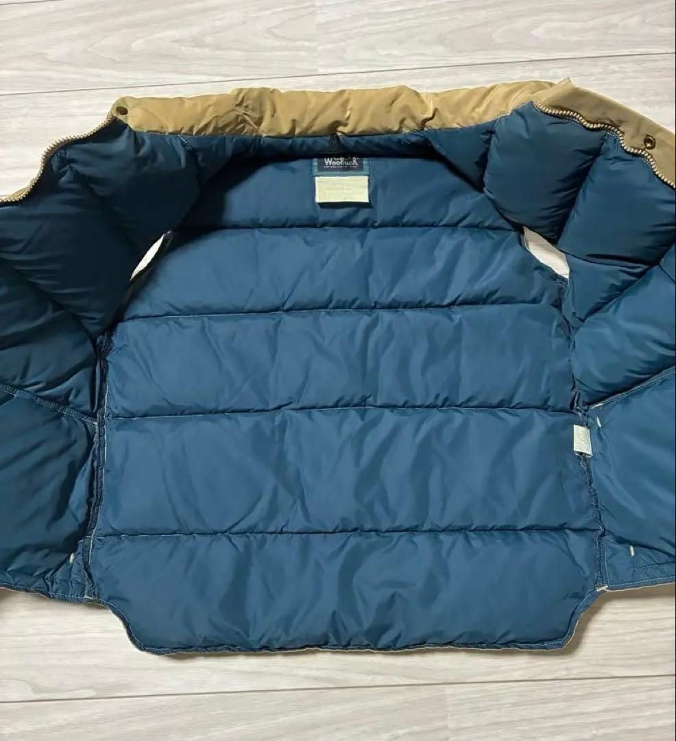 ウールリッチ　ダウンベスト ベージュ 80年代　ヴィンテージ　USA製