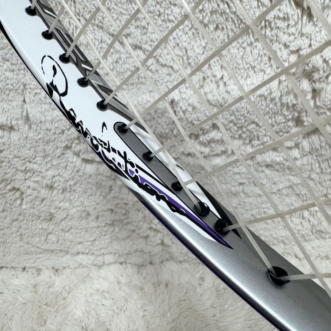 ナノフォース　8v ソフトテニス　ラケット　レボ　パープル