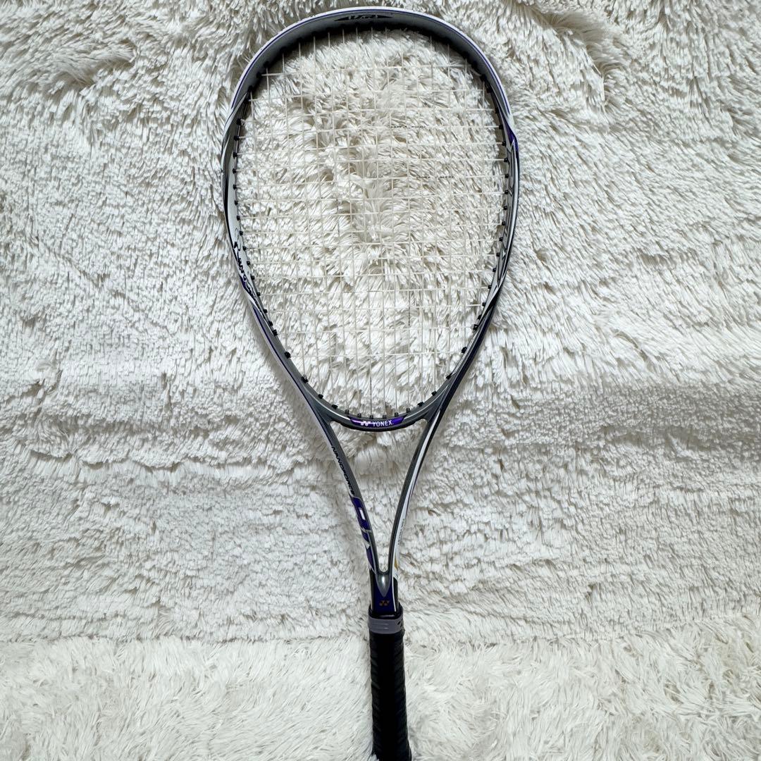 ナノフォース　8v ソフトテニス　ラケット　レボ　パープル