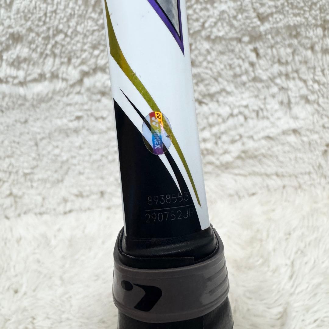 ナノフォース　8v ソフトテニス　ラケット　レボ　パープル