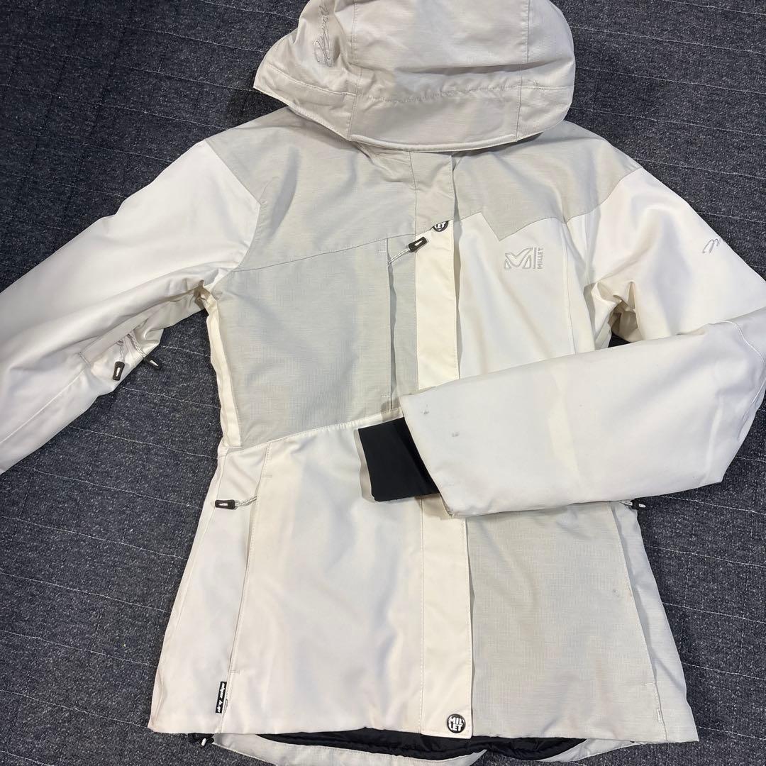 もん　女性用スキーウェア ホワイト