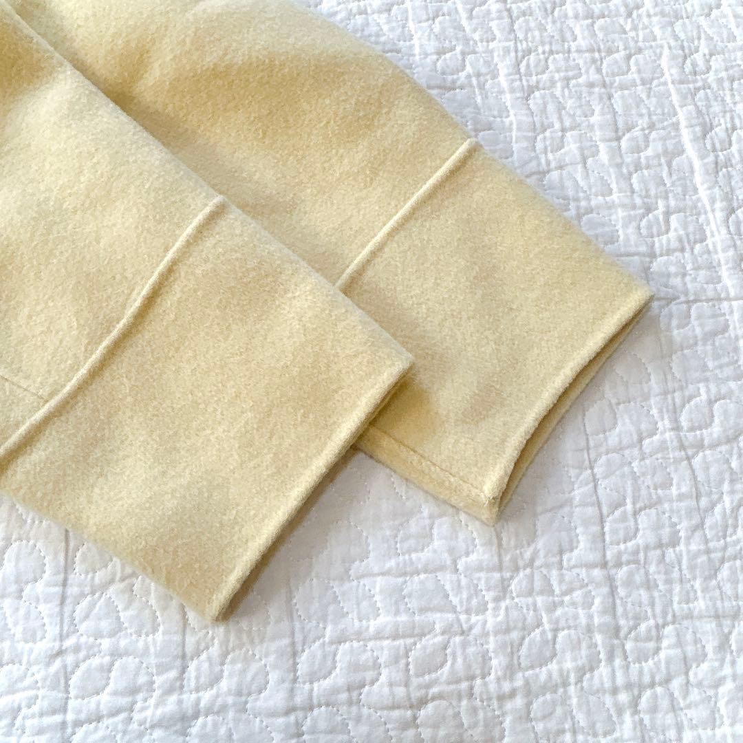 宇*コ様 モガ シャルムリバー フードコート ポンチョ風 ドルマンスリーブ イエ