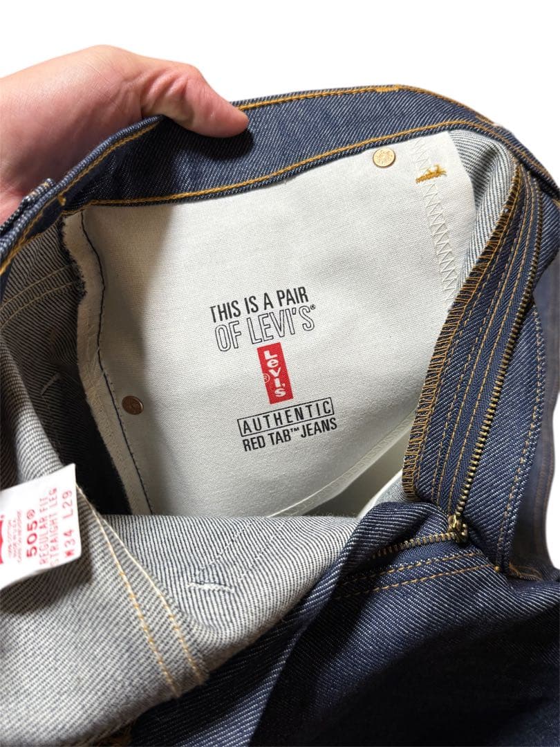 デッドストック 新品 90s USA製 Levi’s 505 デニムパンツ