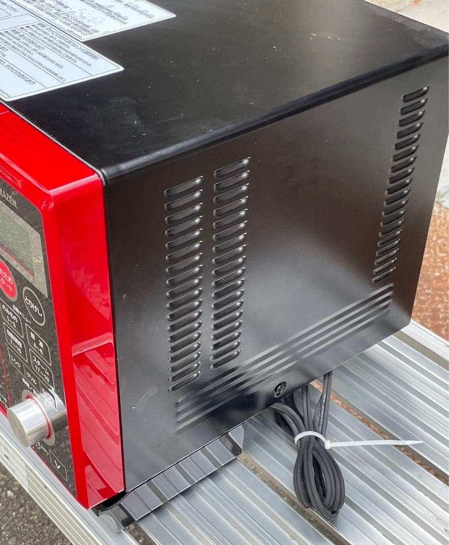 【動確済み】山善 2019年 スチームオーブンレンジ YRK-F250SV(R)